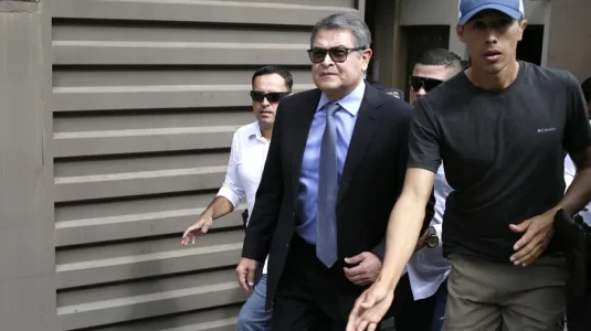 La audiencia contra el expresidente de Honduras, Juan Orlando Hernández continuará el miércoles