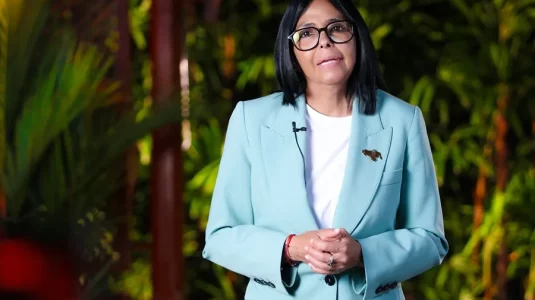 Delcy Rodríguez dice que 1.046 venezolanos han sido liberados desde enero pasado