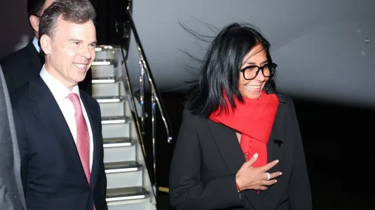 Delcy Rodríguez llega a Estados Unidos para participar en la Asamblea General de la ONU